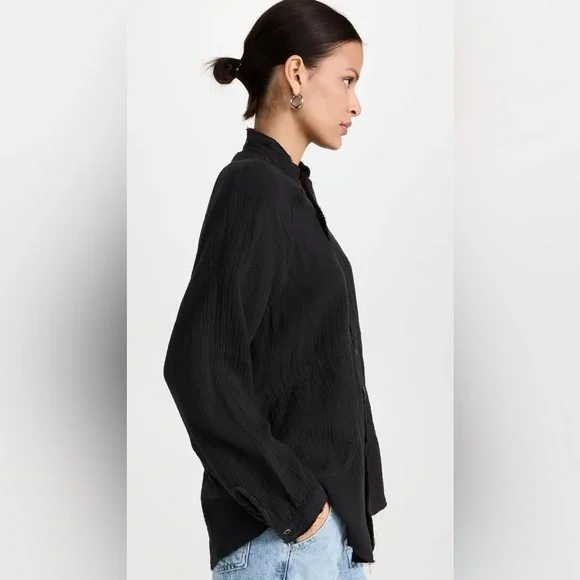 Free People Women's Summer Daydream Button Down - Picture 4 of 11